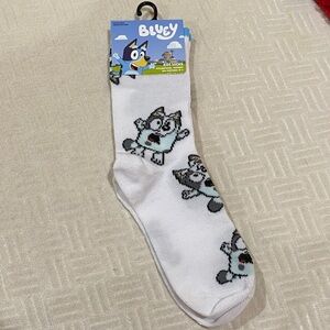 Bluey Character White Socks